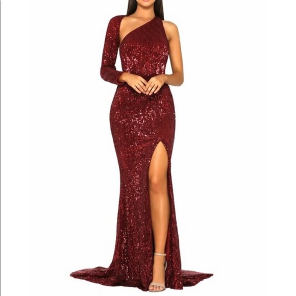 Red Prom Dress - Picture 1 of 5